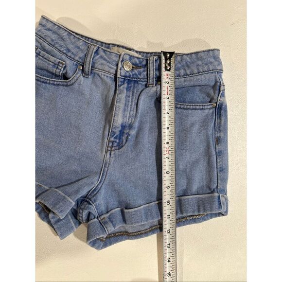 PacSun Mom Shorts Women’s Size 25 High Rise Light Wash Denim - Picture 6 of 7